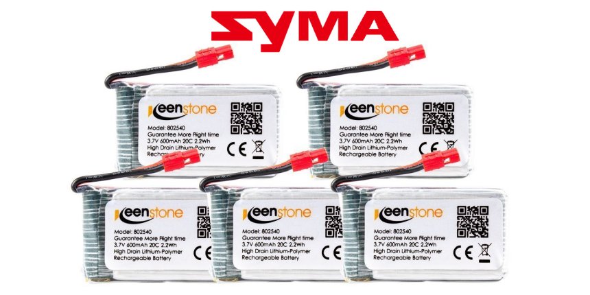 Le migliori batterie per droni SYMA