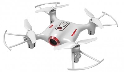 Mini Drone SYMA X21 con modalità senza testa (Headless), versione bianca