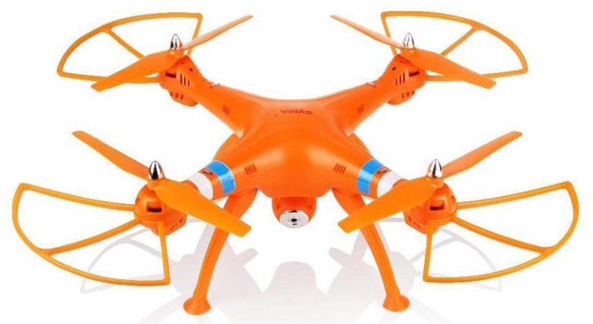 Quadricottero SYMA X8C Venture con videocamera HD, versione arancione